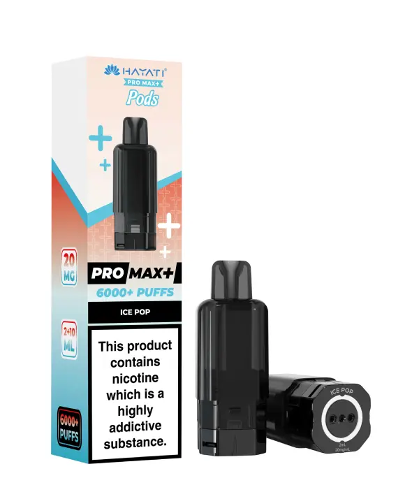 Ice Pop Hayati Pro Max Plus 6K Prefilled Pods 20mg